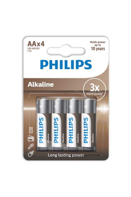 PHILIPS - PILES ALCALINES...