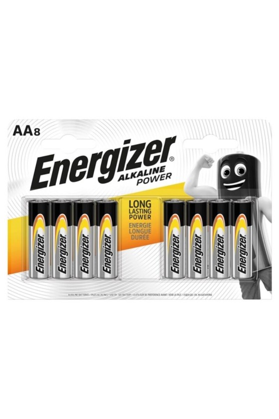 ENERGIZER - 电源碱性电池 AA LR6 8 节