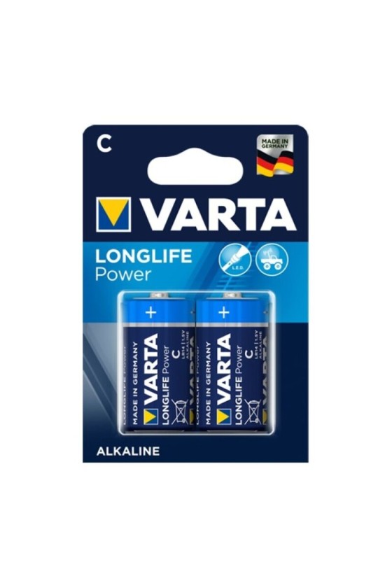 VARTA - PILA ALCALINA LONGLIFE POWER C LR14 2 UNIDAD