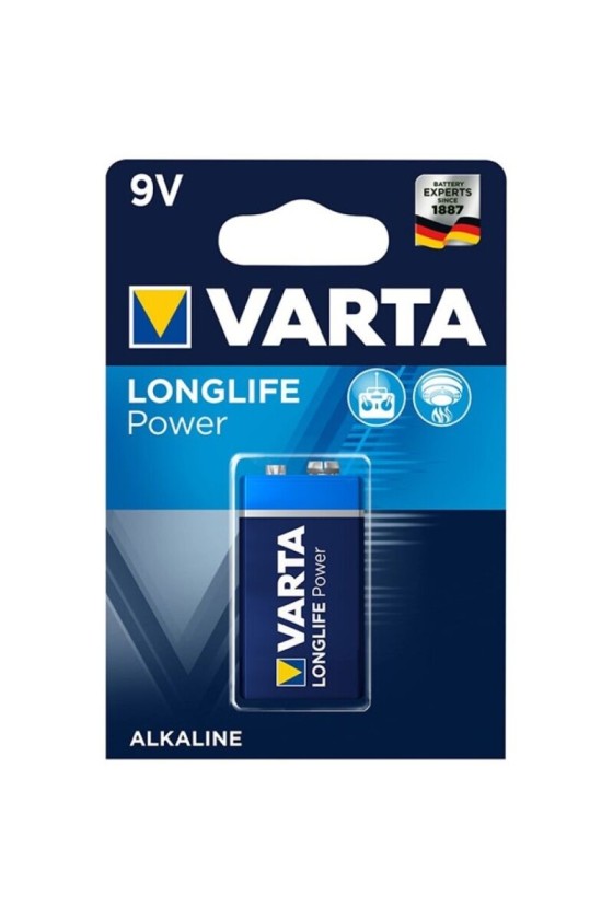 VARTA - 长寿命碱性电池 9V LR61 1 节