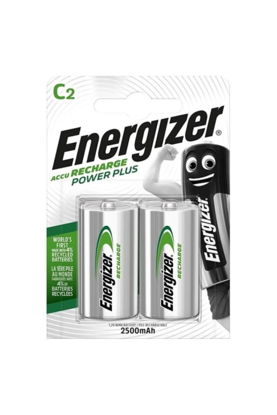 ENERGIZER - POWER PLUS RECHARGEABLE BATTERY HR14 C 2500mAh 2 UNIT