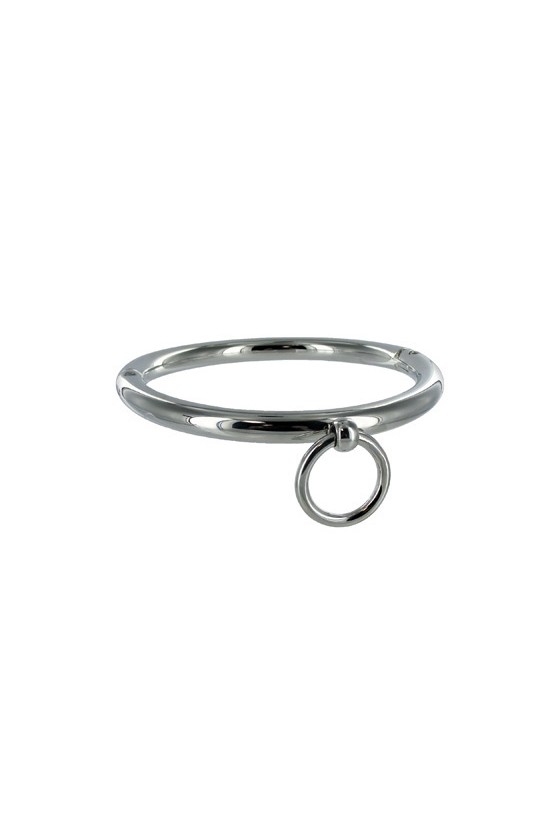 METAL HARD - BDSM NECKLACE WITH RING 18CM