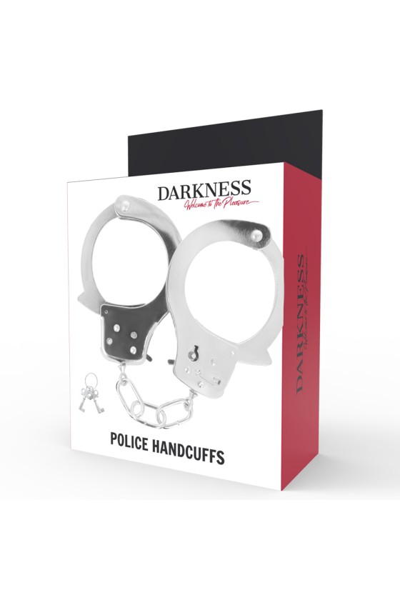 DARKNESS - METAL HANDCUFFS WITH KEYS