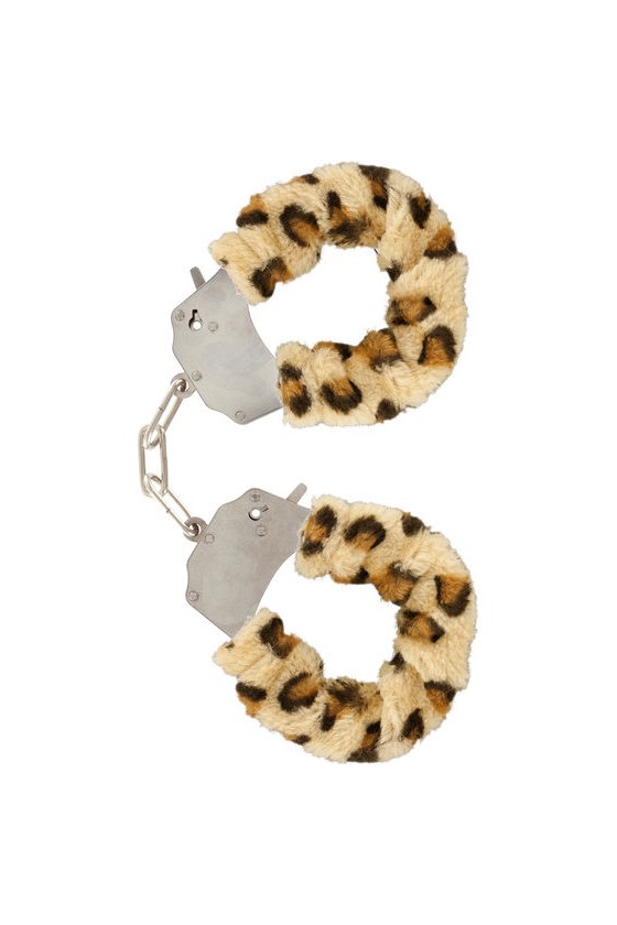 TOYJOY - FURRY FUN CUFFS BONDAGE LEOPARD