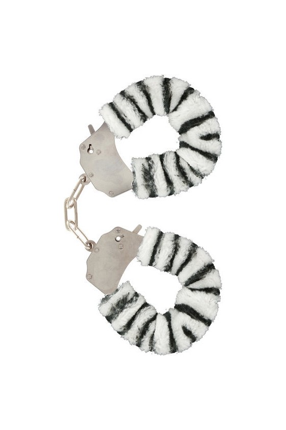 TOYJOY - FURRY FUN CUFFS BONDAGE ZEBRA