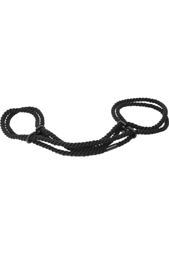 DARKNESS - 100% COTTON ROPE HANDCUFFS OR ANKLE HANDCUFFS