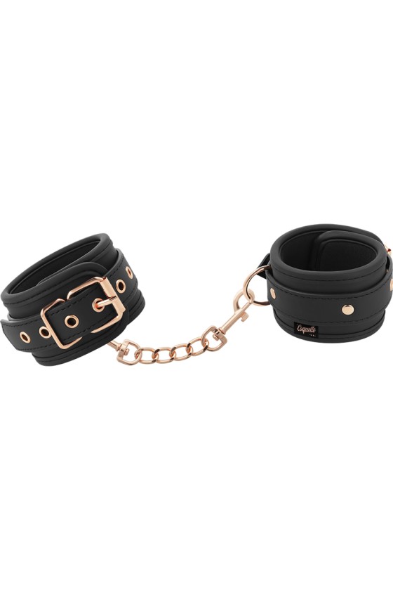 COQUETTE CHIC DESIRE - FANTASY VEGAN LEATHER HANDCUFFS WITH NOPRENE LINING