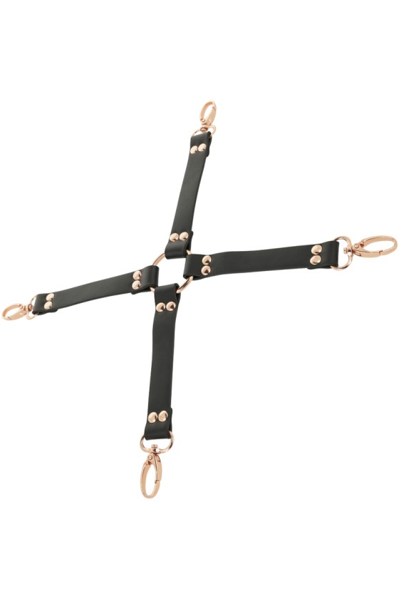 COQUETTE CHIC DESIRE - FANTASY HOG TIE COURO VEGANO