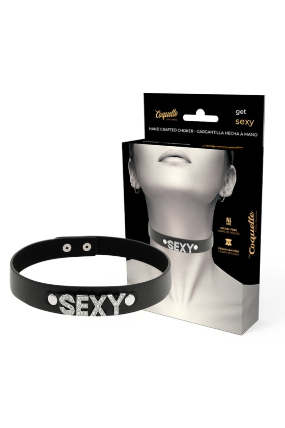 COQUETTE - CHIC DESIRE SEXY VEGAN LEATHER CHOKER