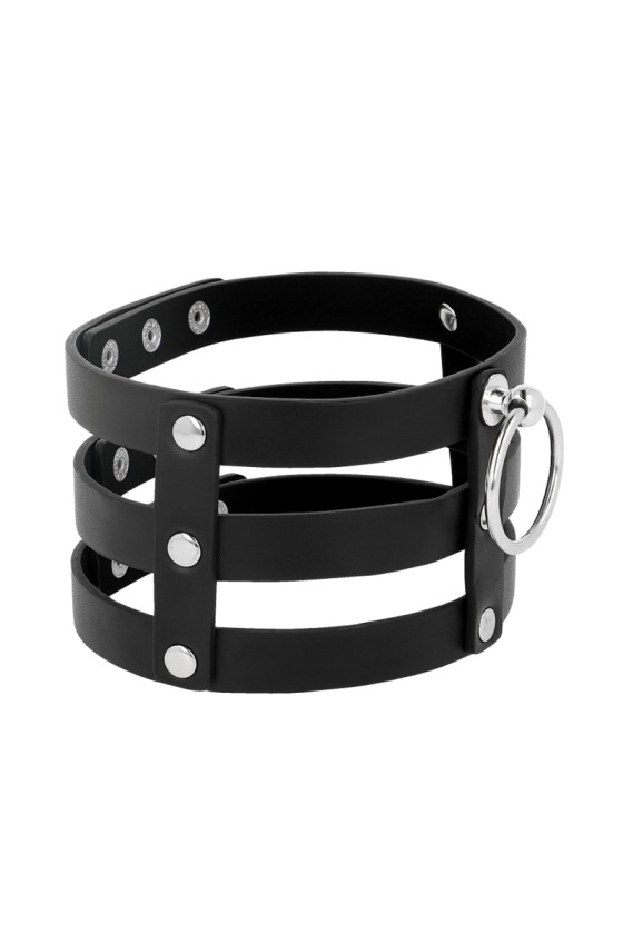 COQUETTE - CHIC DESIRE FETISH STYLE VEGAN LEATHER CHOKER