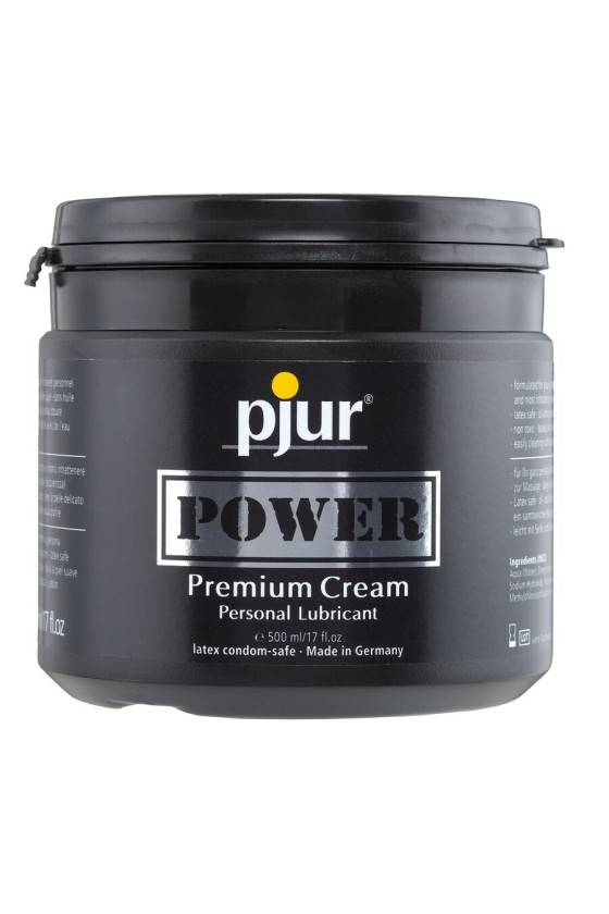 PJUR - LUBRIFIANT PERSONNEL POWER PREMIUM CRÈME 500 ML