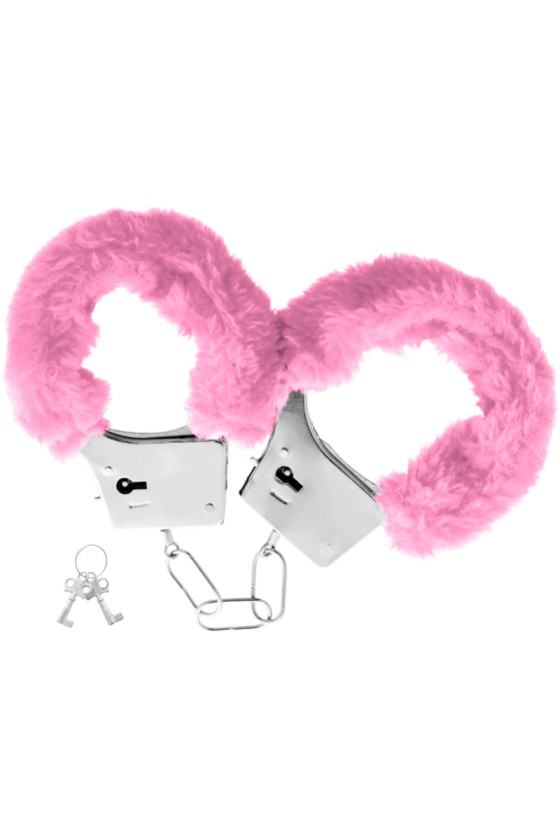 OHMAMA - PLEASURE FURRY HANDCUFFS PINK