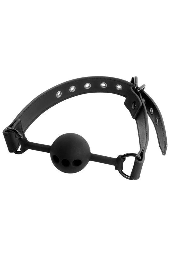 FETISH SUBMISSIVE BONDAGE - BALL GAG IN SILICONE TRASPIRANTE