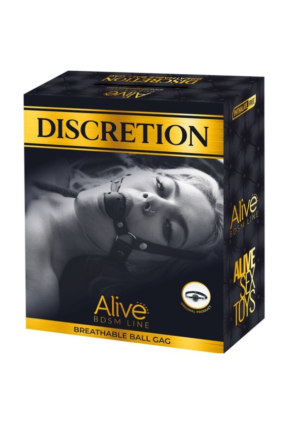 ALIVE - DISCRETION BREATHABLE GAG RED