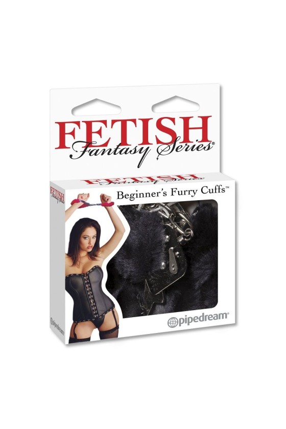 FETISH FANTASY SERIES - FURRY CUFFS BLACK