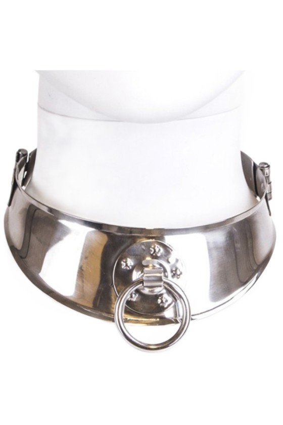 METAL HARD - RESTRAINT COLLAR WITH RING