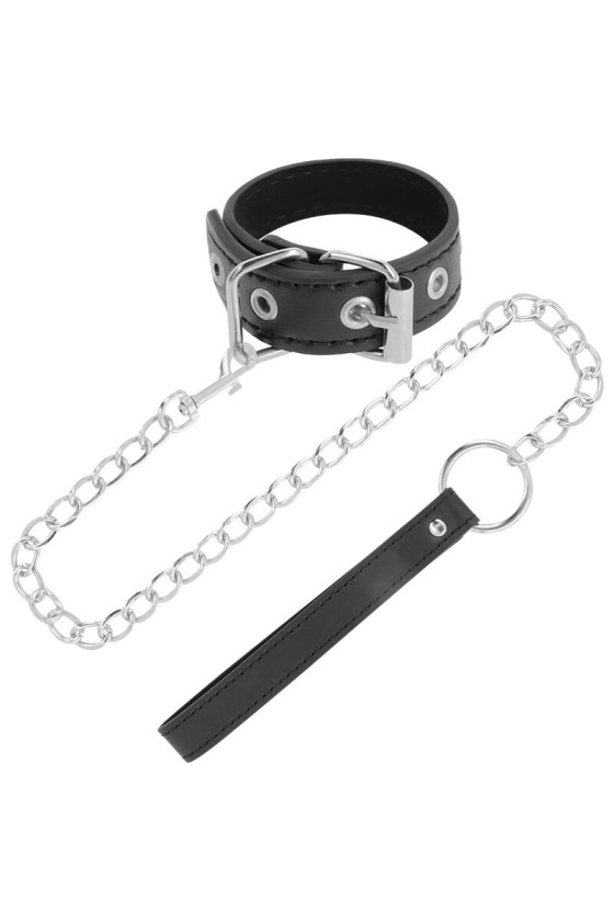 DARKNESS - PENIS RING WITH STRAP