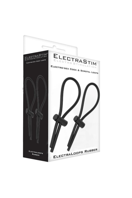 ELECTRASTIM - AJUSTE DE GOMA. POLLA Y BUCLES ESCROTALES