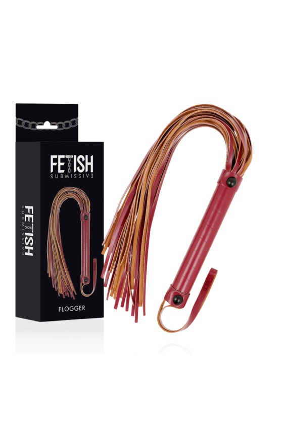 FETISH SUBMISSIVE DARK ROOM - VEGAN LEATHER WHIP