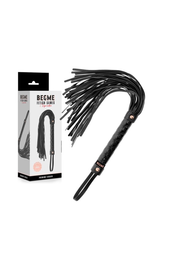 BEGME - BLACK EDITION FLOGGER IN PELLE VEGANA