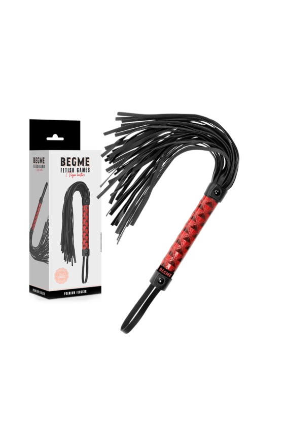 BEGME - FLOGGER IN PELLE VEGANA EDIZIONE ROSSA