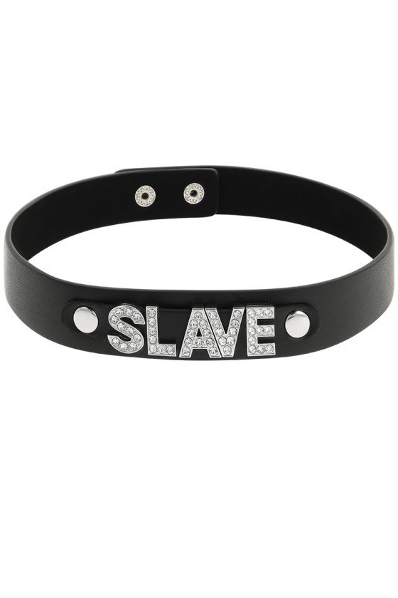 COQUETTE - CHIC DESIRE SLAVE VEGAN LEATHER CHOKER