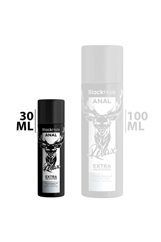 BLACK HOLE - DILATACIÓN ANAL GEL BASE SILICONA 30 ML