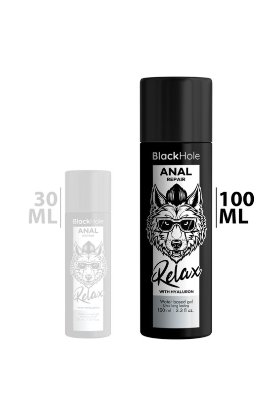 BLACK HOLE - ANAL REPAIR WATER BASED RELAX WITH HYALURON 100 ML