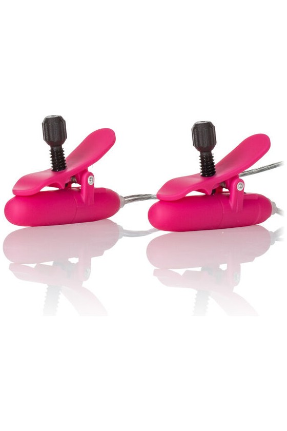 CALIFORNIA EXOTICS - VIBR HEATED NIPPLE TEASERS PINK