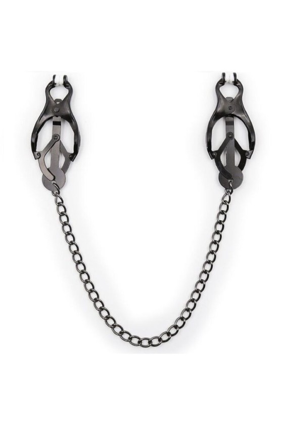 OHMAMA FETISH - JAPANESE NIPPLE Clamps WITH BLACK CHAIN