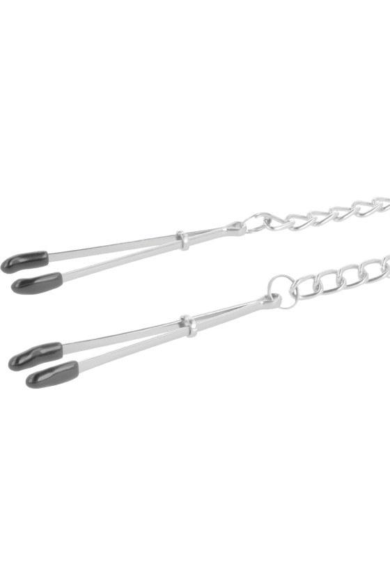 DARKNESS - ADJUSTABLE METAL NIPPLE Clamps