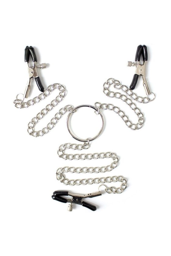 OHMAMA FETISH - 3 IN 1 METAL NIPPLE CLAMPS