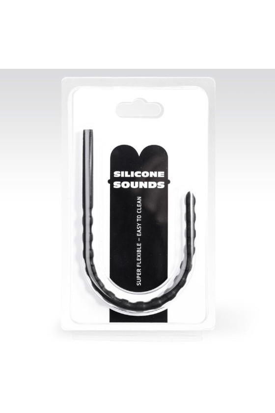 ALL BLACK - 8/10 MM SILICONE URETHRAL PROBE