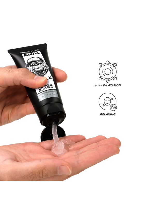 BLACK HOLE - GEL BASE ÁGUA DILAÇÃO ANAL 70 ML