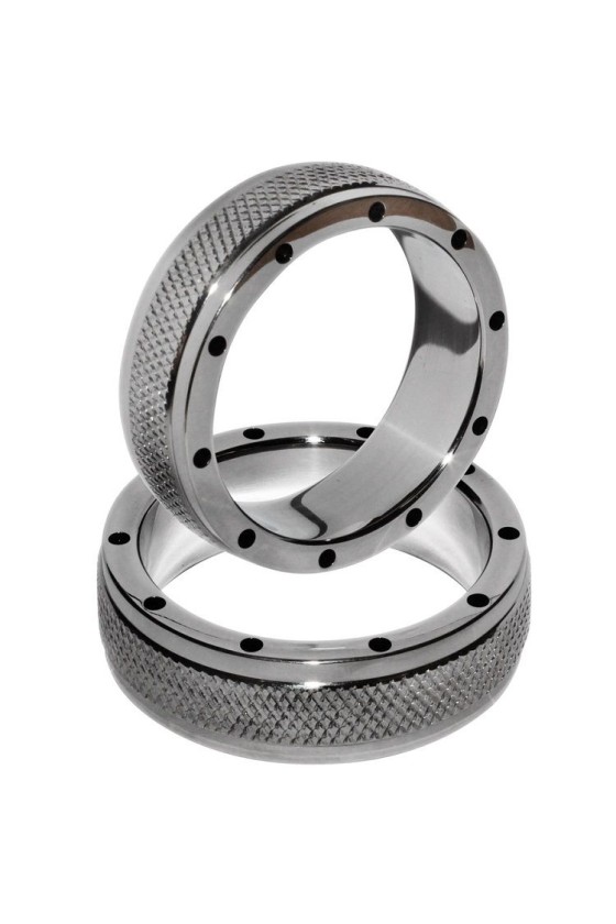 METAL HARD - METAL RING FOR PENIS AND TESTICLES 40MM