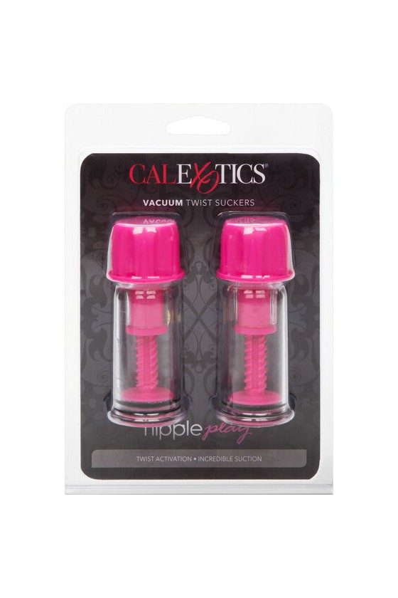 CALIFORNIA EXOTICS - VACUUM TWIST SUCKERS PINK