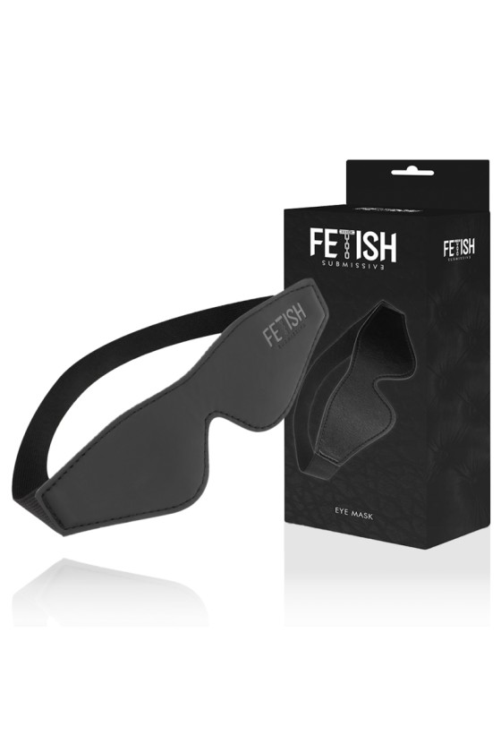 FETISH SUBMISSIVE - MASQUE EN CUIR VÉGAN AVEC DOUBLURE EN NOPRÈNE