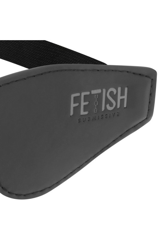 FETISH SUBMISSIVE - VEGANE LEDERMASKE MIT NOPRENE-FUTTER