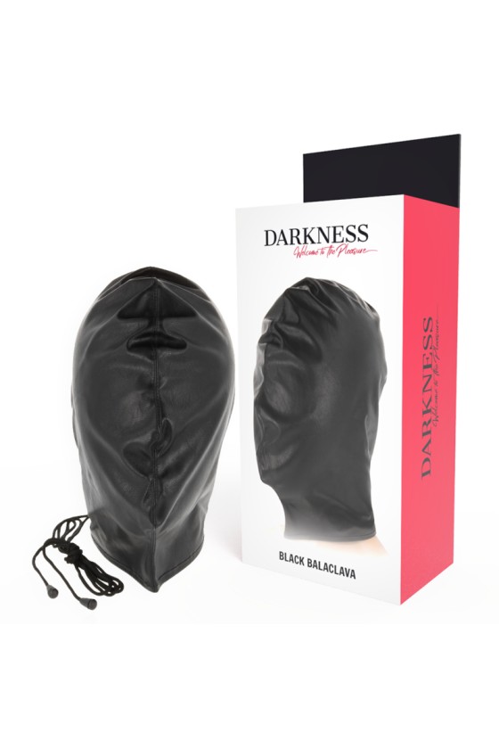 DARKNESS - MASCHERA DI SOTTOMISSIONE NERA