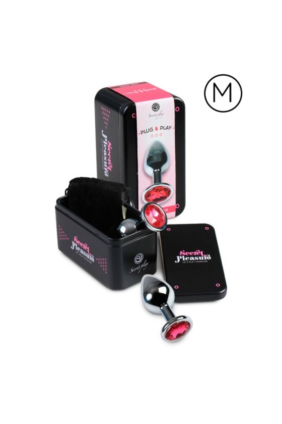 SECRETPLAY - ANALSTECKER FUCHSIA 8 CM