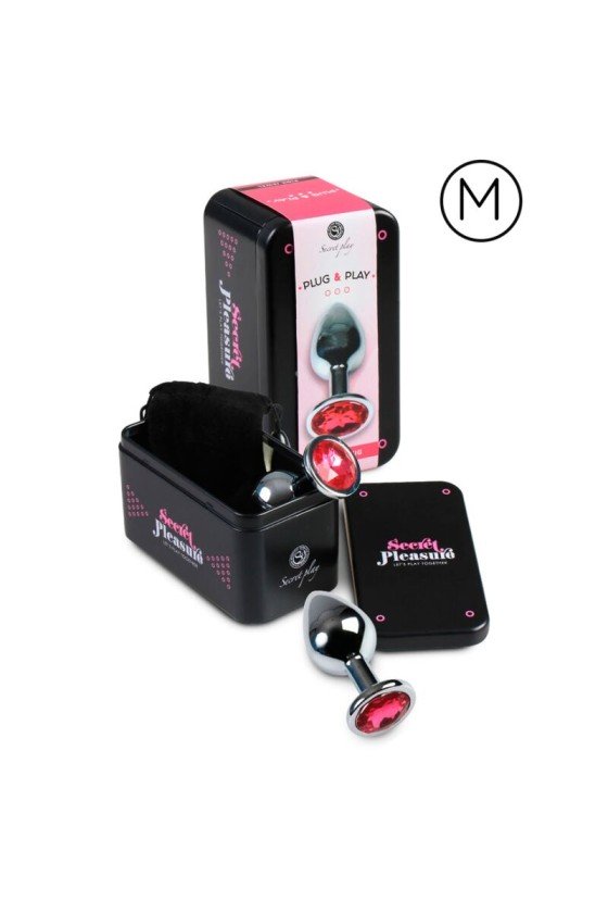 SECRETPLAY - PLUG ANAL FUCHSIA 8 CM