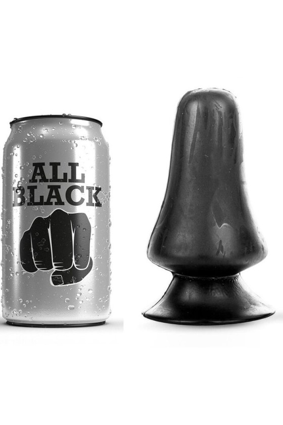 ALL BLACK - ANALPLUG 12 CM