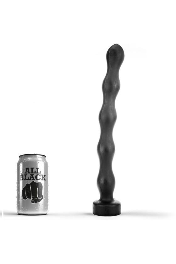 ALL BLACK - BOLA PLUG ANAL 32 CM