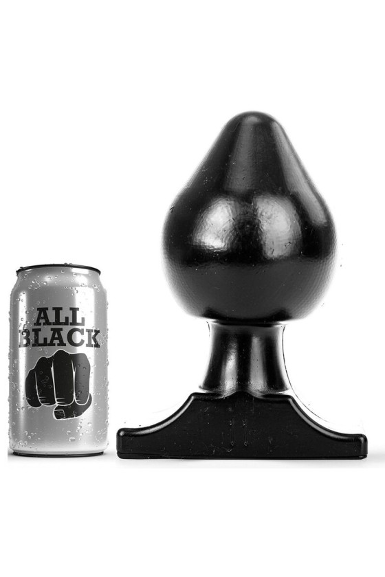 ALL BLACK - ANAL PLUG 19 CM