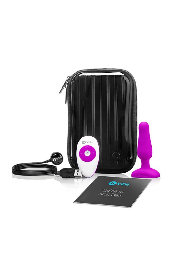 B-VIBE - PLUG ANAL CONTROL REMOTO NOVICE FUCSIA