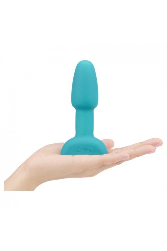 B-VIBE - RIMMING REMOTE CONTROL ANAL PLUG PETITE TEAL