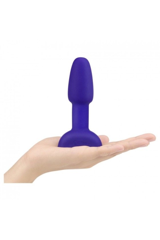 B-VIBE - RIMMING ANALPLUG MIT FERNBEDIENUNG PETITE FLIEDER