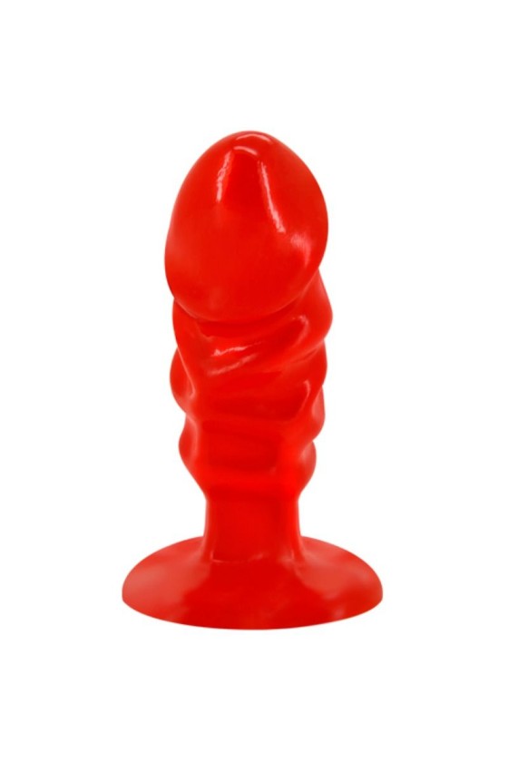 BAILE - PLUG ANAL UNISEXE AVEC VENTOUSE ROUGE