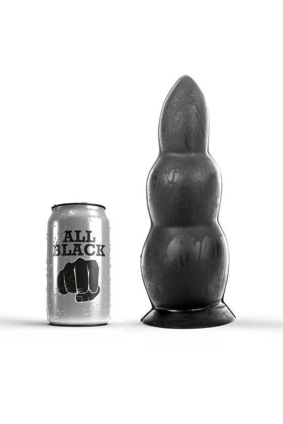 ALL BLACK - ANAL PLUG 23 CM