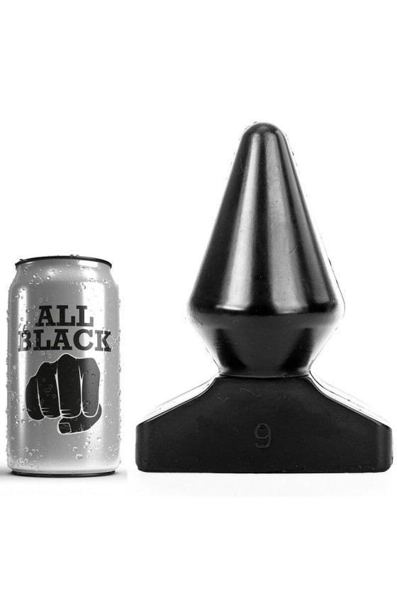 ALL BLACK - ANAL PLUG 18,5 CM